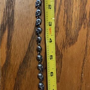 Silver Skull Bracelet for Men